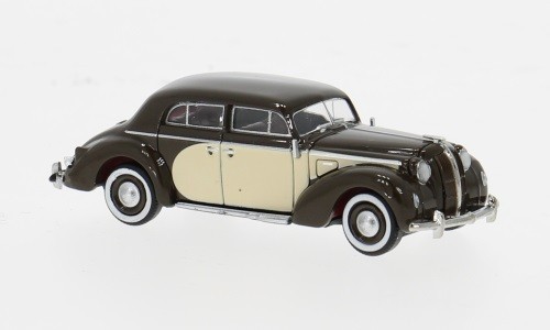 Brekina 1:87 H0 20458 Opel Admiral Hellgrau Braun Beige 1938 Neu Ovp-image