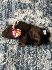 Ty Beanie Baby Roam The Buffalo 1998 5th Generation Hang Tag MWMT Vintage Rare