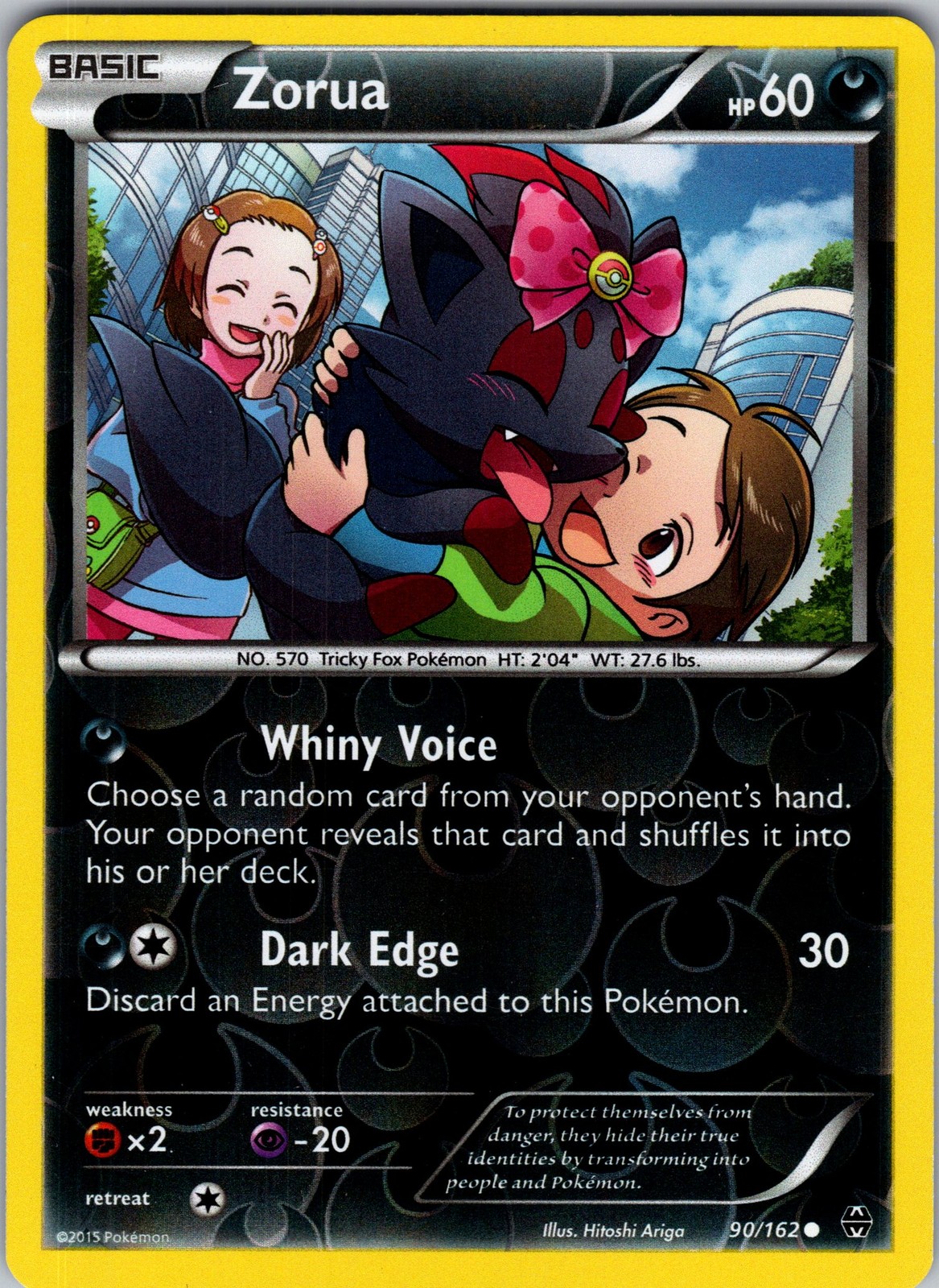 Zorua (90) 90/162 XY - BREAKthrough Pokemon TCG LP-NM