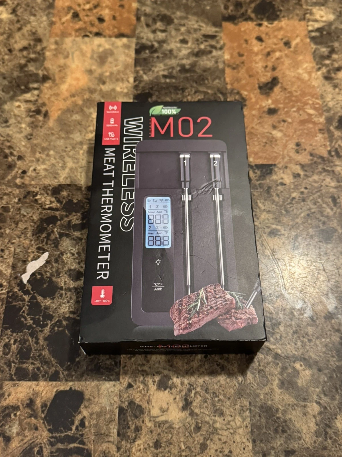 Smart Wireless Meat Thermometer with Dual Probes, Bluetooth & WiFi Combo
Opens in a new window or ta