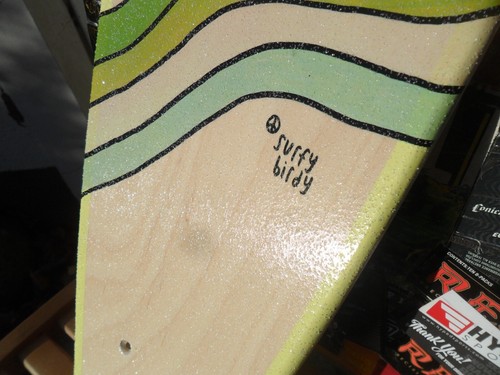 Cubierta Longboard Surfybirdy Jupiter🤣🤣one Man Band & UK Ebayer 20 años - Imagen 3 de 12