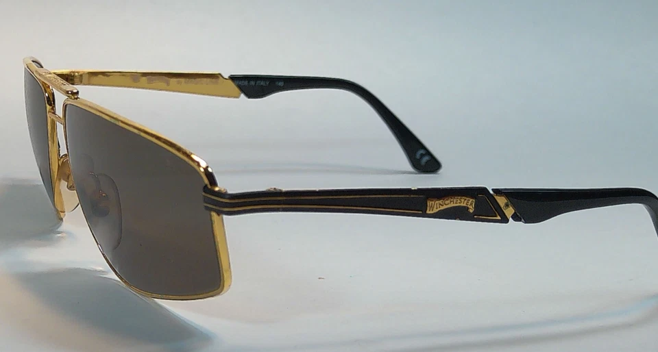 Vintage Winchester Black Rain sunglasses by magic line made in Italy NOS 1990 - Image 2 of 4