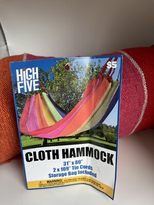 HIGH FIVE CLOTH HAMMOCK.