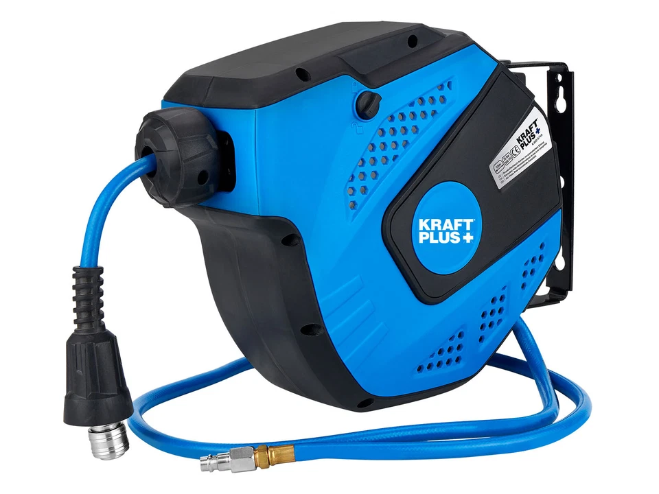 KRAFTPLUS K.932-9710 Druckluftschlauch mit automatischem Aufroller 10m - 20bar
