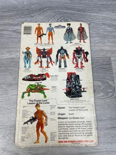 Figura Power Lords Leader / Adam, Completa, Vintage Revell 1982 - Imagen 8 de 17