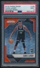 2016-17 Panini Prizm Caris Levert Orange Prizm 36/49 Rookie RC PSA 9 #165 Cavs