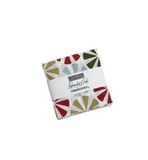 Moda Peppermint Bark Mini Charm Pack By Basicgrey Christmas Tree 100% Cotton