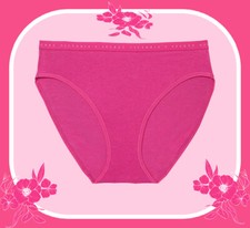 S M L XXL Brt Rose Pink LOGO Cotton Victorias Secret HighLeg Waist Brief Panty