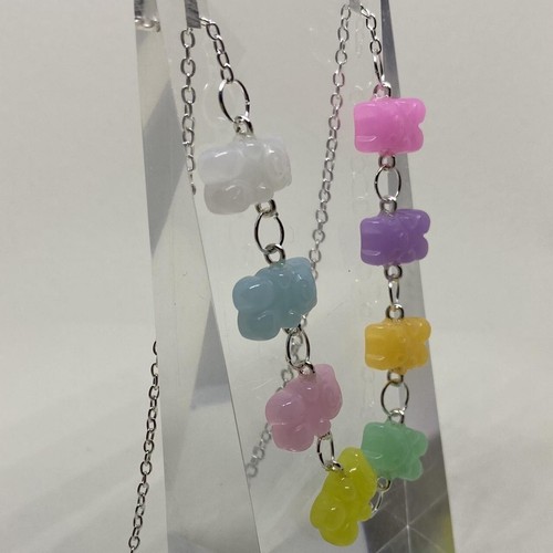 1 x sweetie Bear necklace. Choose your colour. Gummy Bear 20 Inches long - Picture 24 of 26