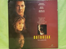 Outbreak Laserdisc Widescreen Edition Dustin Hoffman Morgan Freeman 13632 2 Disc