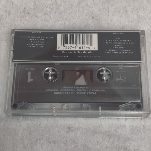 PAULA ABDUL Cassette Tape SPELLBOUND 1991 music album - Picture 2 of 7