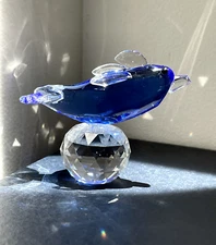 Crystal Dolphin Figurine 3in Home Decor SunCatcher Bohemia Crystal Gift