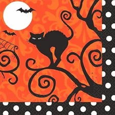 Frightfully Fancy Beverage Napkins5" x 5"