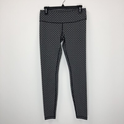 lululemon womens 29x30 geometric leggings gray black tight