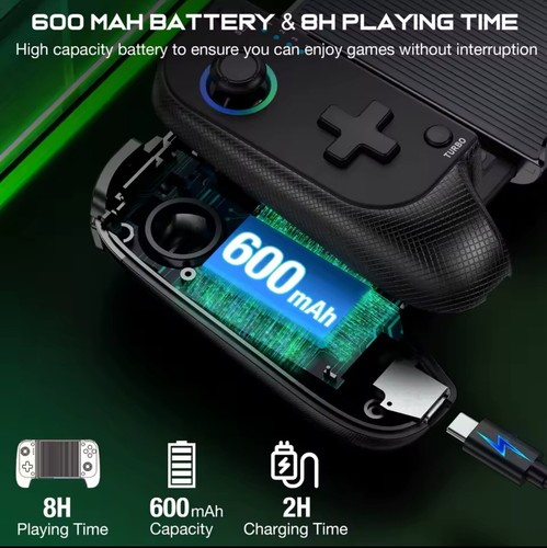 Mobile Gaming Controller for iPhone iOS Android PC Wireless Gamepad Joystick - Picture 4 of 6