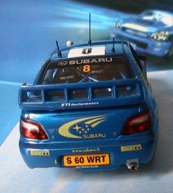 SUBARU Impreza WRC 1/43 ミニカー 1/43 スバル インプレッサ ラリー Subaru Impreza WRC No.38