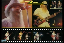 ZZ TOP POSTER Live on Stage Collage RARE HOT NEW 2