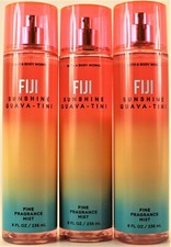 QTY 3 Bath  Body Works FIJI SUNSHINE GUAVE-TINI Fine Fragrance Body Mist Spray