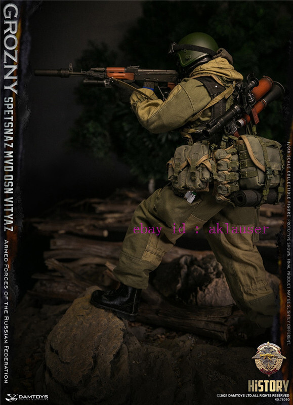 Damtoys 1/6 Dam78090 Spetsnaz Mvd Vv Osn Vityaz Grozny Action