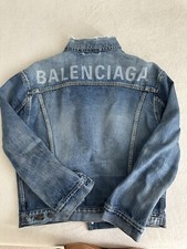 Balenciaga Logo Denim Jacket Size 34