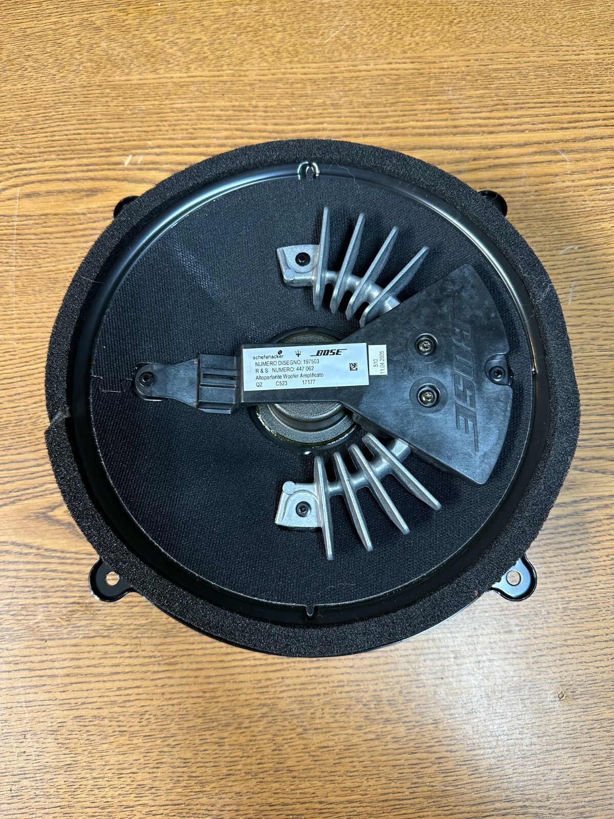 2003-2019 Maserati Quattroporte Rear Bose Subwoofer Sub Woofer Sound Speaker