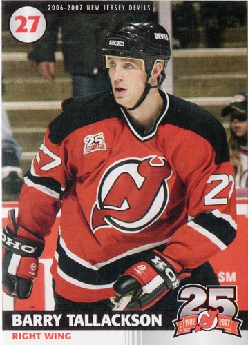2006-07 New Jersey Devils Hockey Verizon 25th Anniversary Captains' Series Cards - Picture 24 of 41