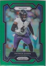 2023 Prizm Football - Green - Patrick Queen - 24 - Ravens