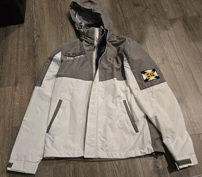 Mens Vintage Tommy Hilfiger White US .085 Windbreaker