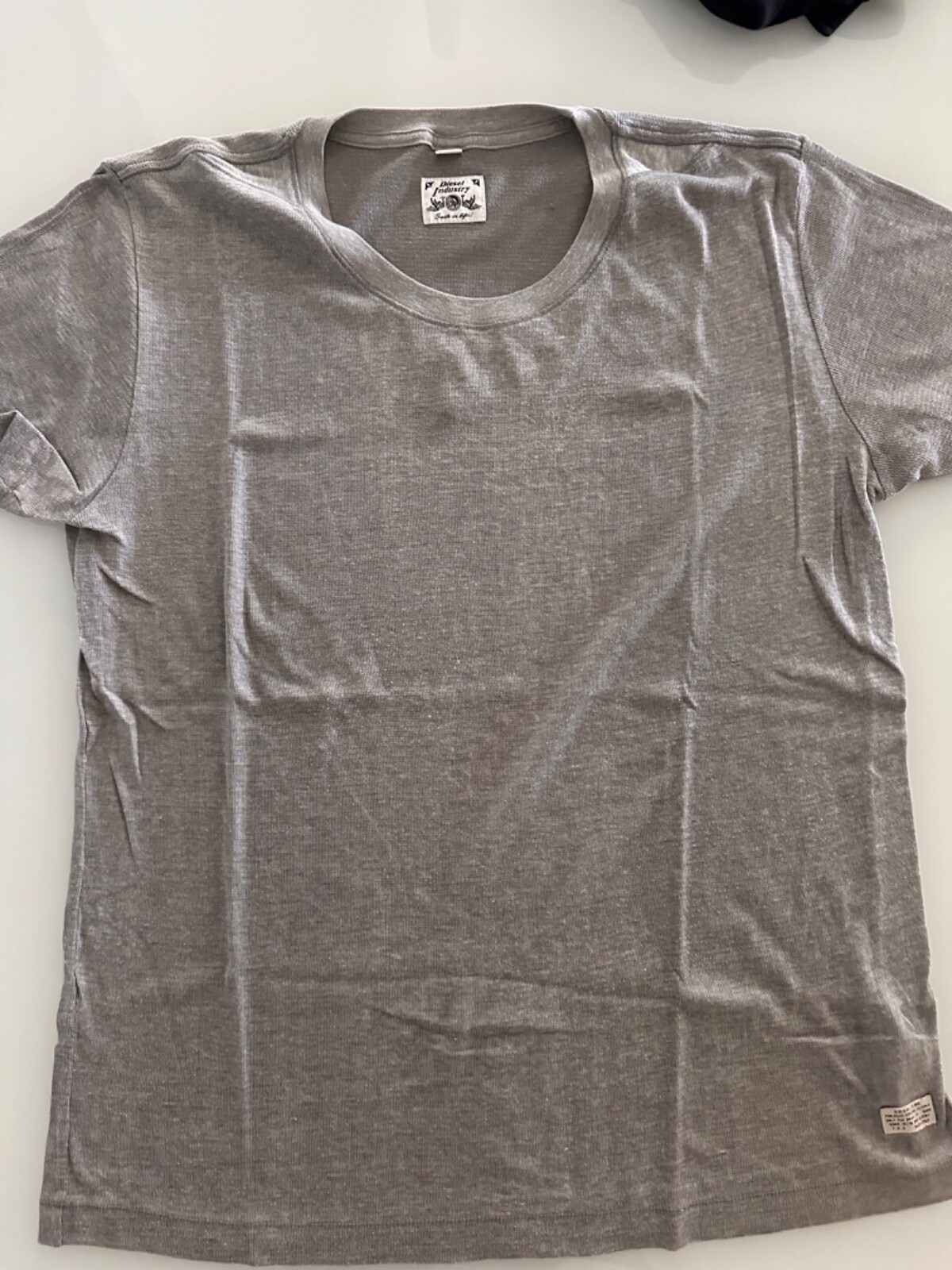 ALTRA T SHIRT DIESEL DA UOMO COLORE GRIGIO NUOVA SPEDIZIONE VELOCE USA