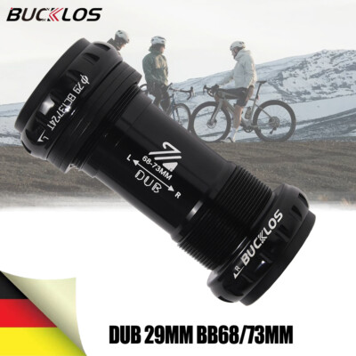 BUCKLOS DUB 29mm Tretlager Hohle BSA 68/73mm Rennrad Lager mit Gewinde für SRAM