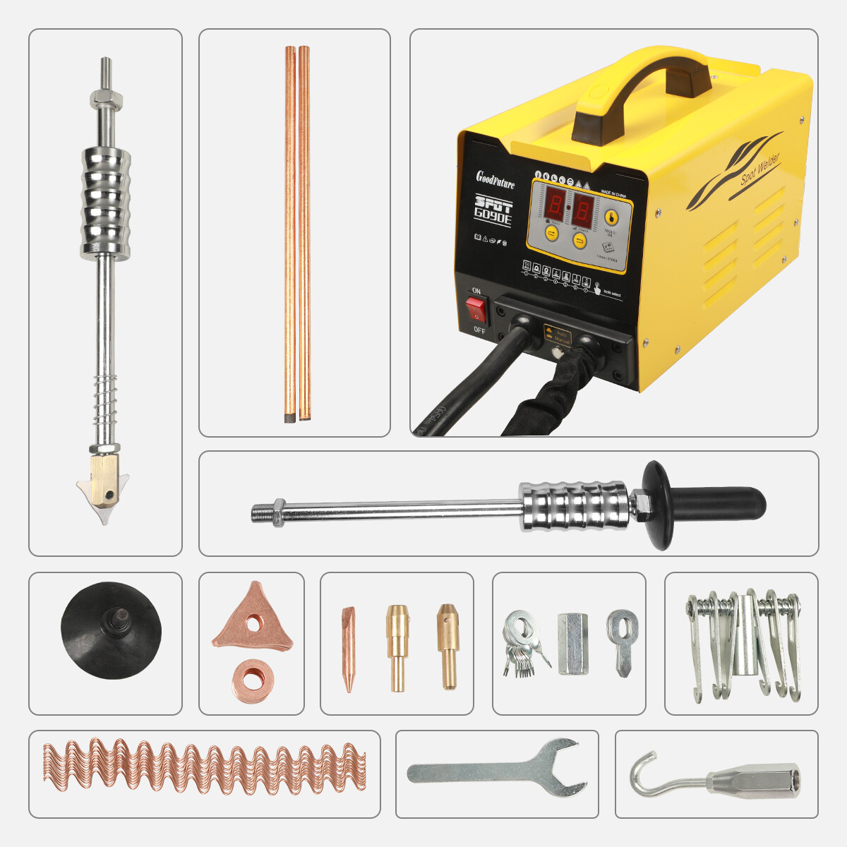 Car Body Panel Spot Welder Dent Puller Kit 7 Models Stud Spot Welder Machine 3KW eBay
