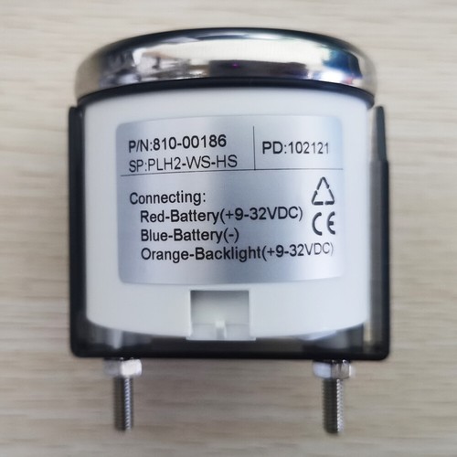 52mm/2" white timing hour meter for car truck marine motor atv universal red led - Foto 3 di 6