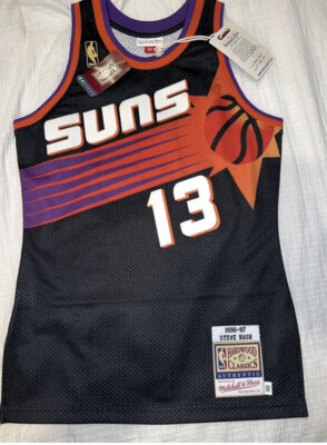 新品 Mitchell&Ness NBA SUNS 13 NASH Jersey 100% Authentic Steve Nash #13 Mitchell & Ness 1996-97