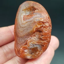 3.07 OZ WATERWASHED KILLER TUBER LAKE SUPERIOR AGATE GEMSTONE