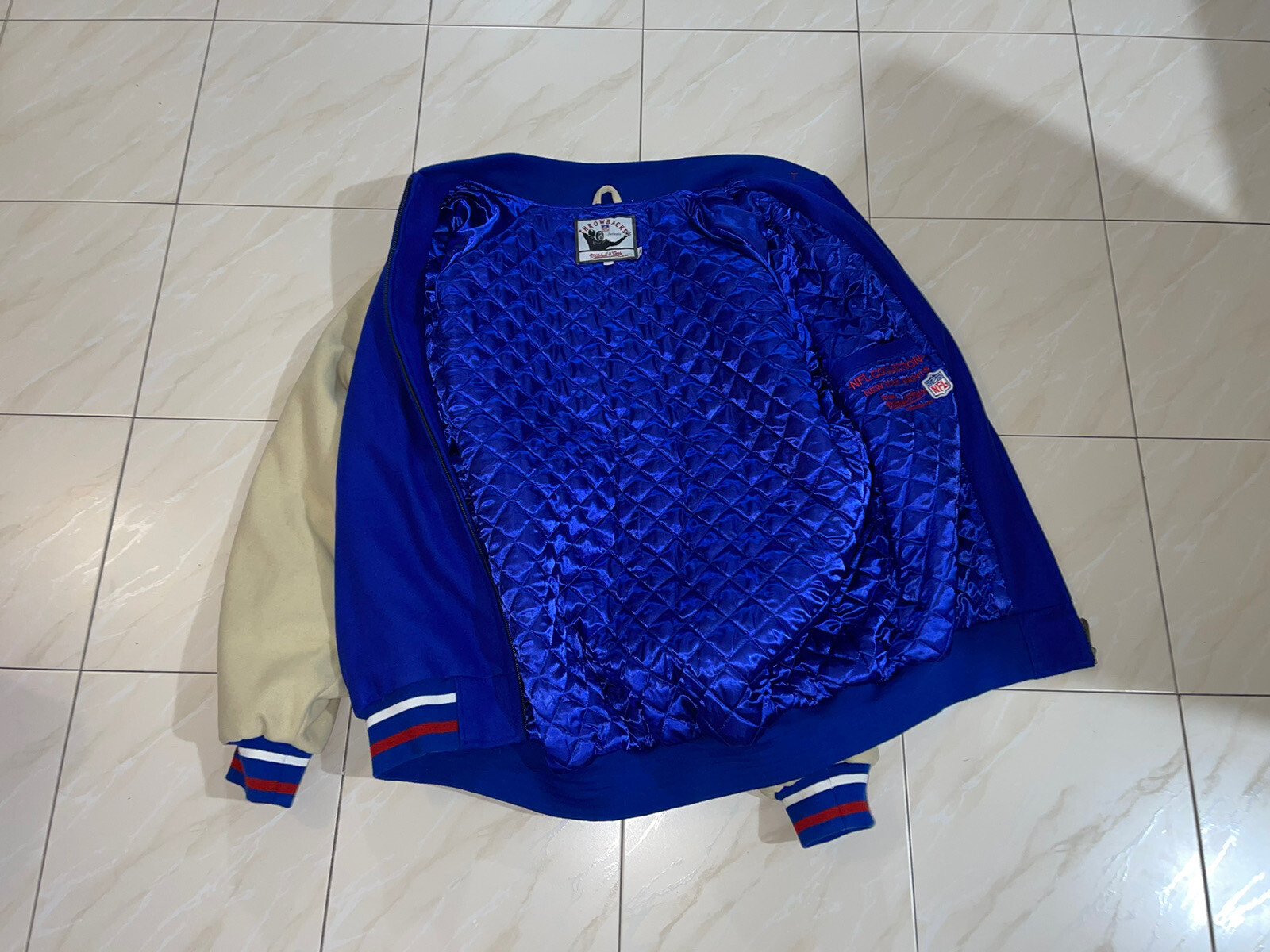 Mitchell & Ness Authentic Wool Varsity Jacket- Ne… - image 8