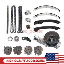 Water Pump Timing Chain Kit Cam Gear Fit for Land Rover LR4 Range Rover 5.0l