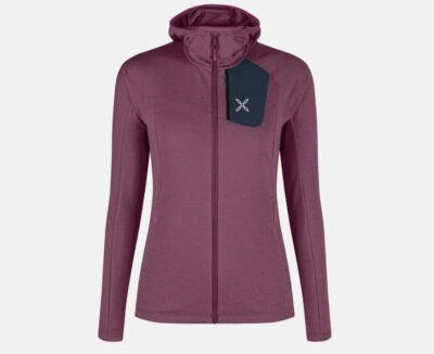 Montura Vertigo P.Grid Hooded Shirt Woman - Col.14 (Vinaccia)