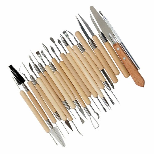 22pcs Ceramic Tools Pottery Tools Set Clay Sculpting Carving Modeling Tools Kit - Picture 2 of 10