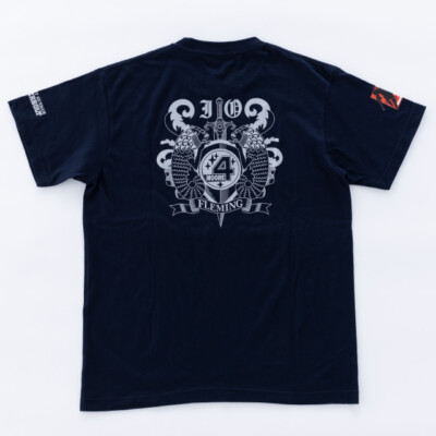 Mobile Suit Gundam Thunderbolt 10th Anniversary Io Fleming T-shirt Navy  Presale