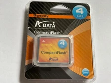 1pcs new 4gb ADATA  compactflash  memory card for NIKON CANON CF cameras