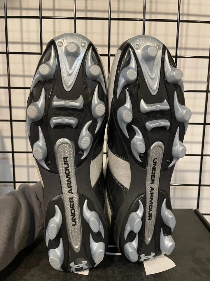 UA DEMOLISH MID CLEATS SZ 12.5 1099022-101 - Image 3 of 4