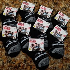 Disney Star Wars Toddler Socks - Shoe Size 7-10- Lot of 9 pairs