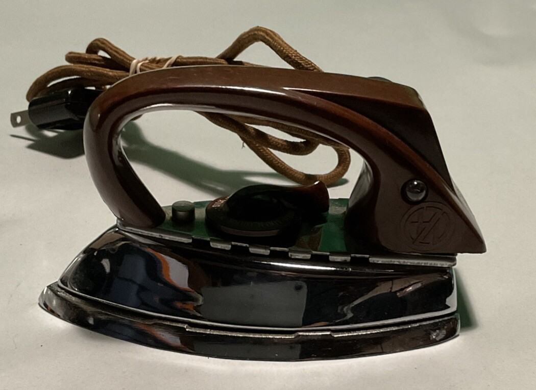 vintage an・an no.5 VTG/ Antique AZN Travel Mini Iron Automaticus WEST GERMANY 5