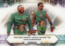 THE STREET PROFITS #93 2021 Topps WWE