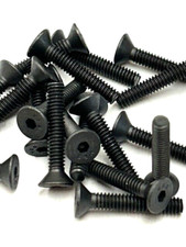 5-40 X 3/4 FLAT HEAD HEX SOCKET CAP SCREWS ALLOY BLACK STEEL - 20 PIECES