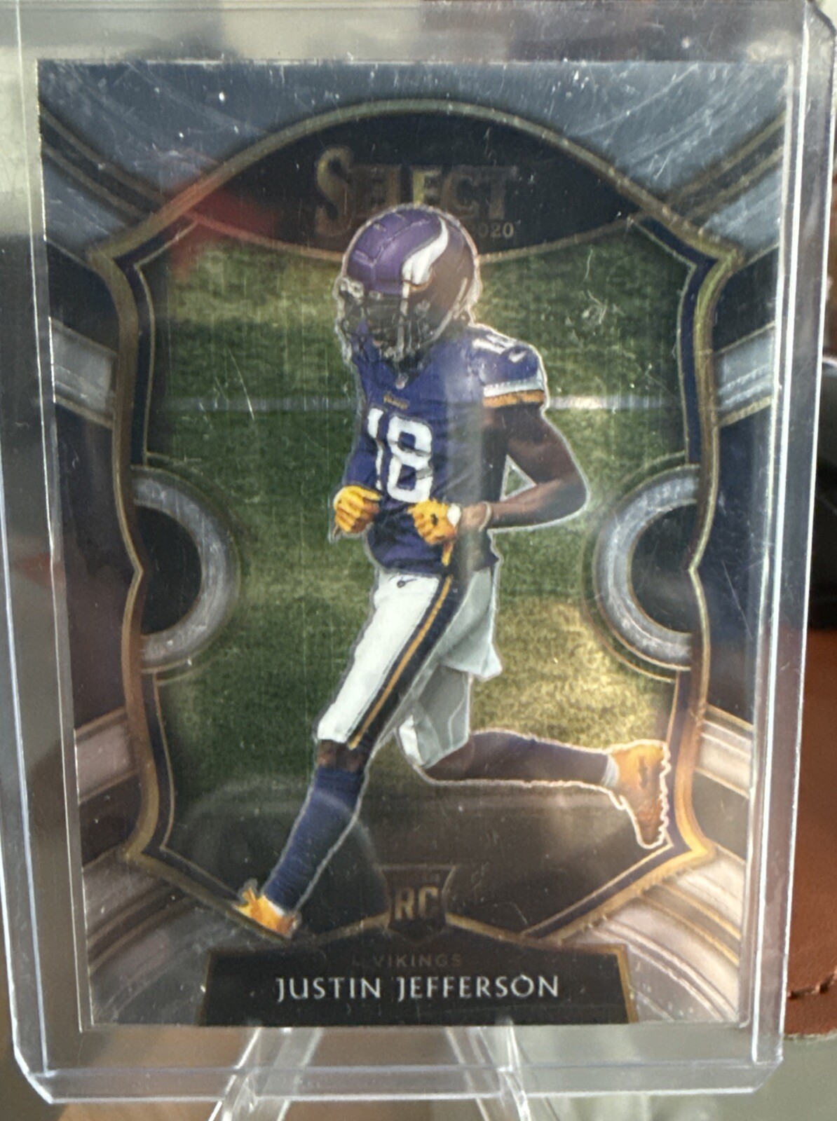 JUSTIN JEFFERSON 2020 SELECT CONCOURSE FOOTBALL ROOKIE VIKINGS #61 RC