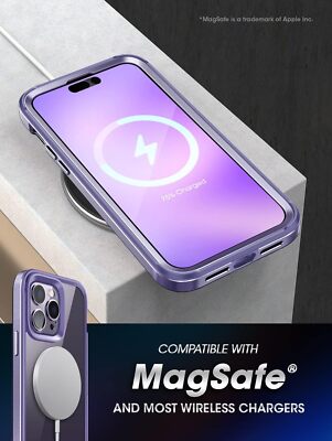 SUPCASE for iPhone 14 Pro 6.1'' MagSafe Case w/ Screen Protector Shockproof Cover