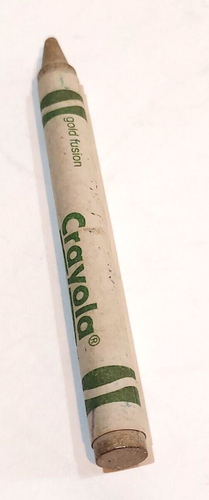 Crayola Metallic Crayons: GOLD FUSION -Made in the USA - Picture 1 of 3