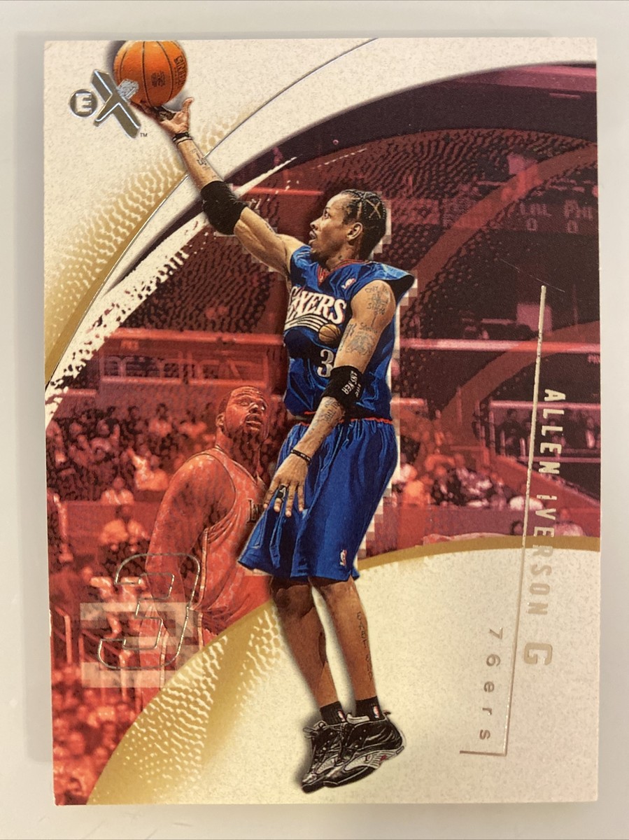 アイバーソン　カード　Allen Iverson 02-03 Fleer Allen Iverson 2002-03 Fleer Ultra #82 Philadelphia 76ers HOF The