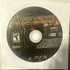 Transformers: Fall of Cybertron PS3 PlayStation 3 Disc Only Not Tested